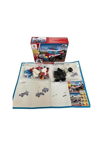City Oyuncak Legolu Set 53 Parça Robotlu