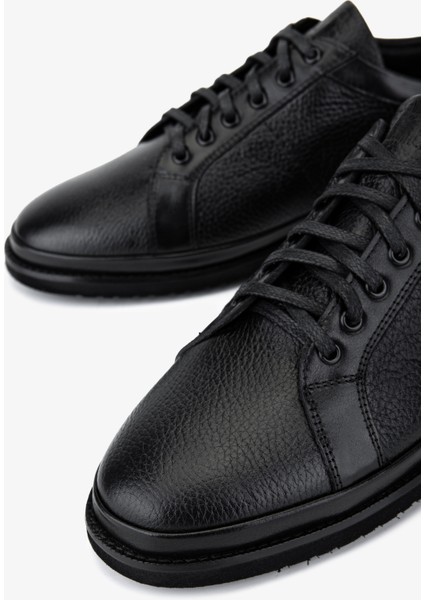 Erkek Hakiki Deri Siyah Floter Casual Ayakkabı 374 1911 Erk Ayk SK25-26 Sıyah Fltr modelleri