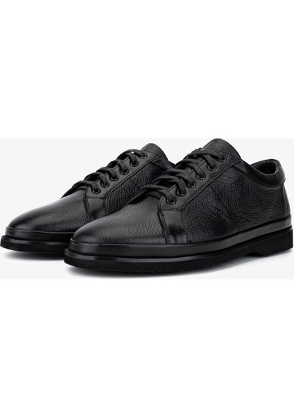 Erkek Hakiki Deri Siyah Floter Casual Ayakkabı 374 1911 Erk Ayk SK25-26 Sıyah Fltr fırsatları