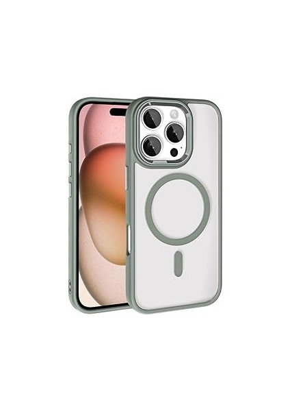 Zore ile Uyumlu 16 Kılıf Şarj Özellikli Zore Krom M-Safe Silikon Kapak Ti