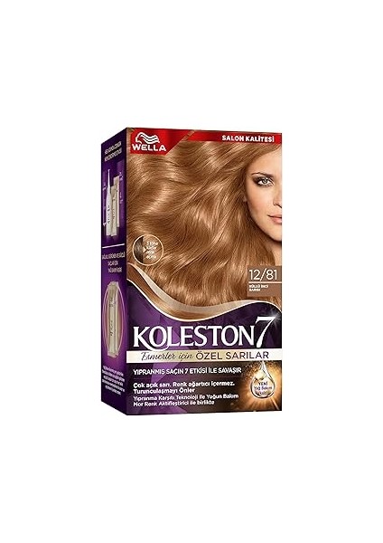 Wella Koleston Supreme Kit 12/81 Küllü Inci Sarısı