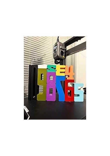 Montessori Eğitici Sayı Blokları - 0-6 Yaş Üst Üste Dizilen Matematik Oyuncağı