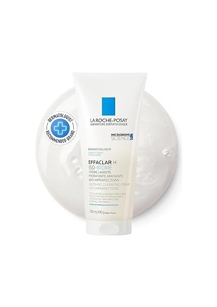 La Roche-Posay Effaclar H Isobiome Lavant Yatıştırıcı ve Temizleyici Krem