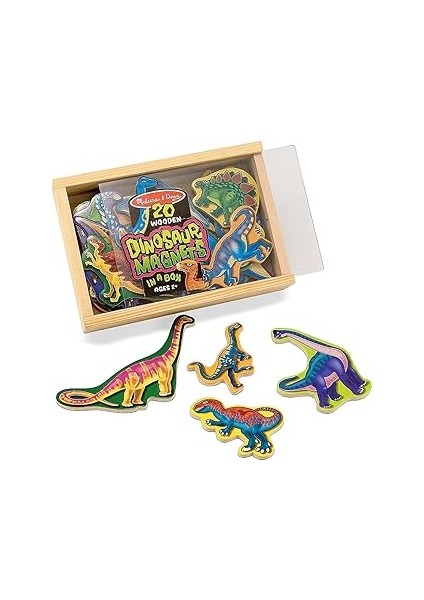 Melissa & Doug - Ahşap Mıknatıslı Dinozorlar (10476)