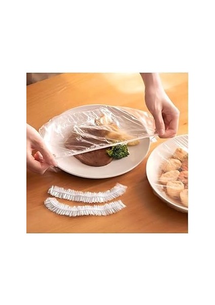 Ankanorm Lastikli Tabak Bonesi, 100 Adet, 22 Cm, Yiyecek Tazeliği Koruyucu Streç Örtü