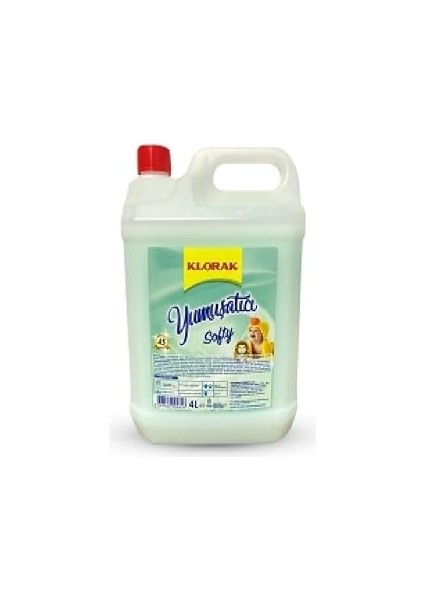 Klorak Softy Çamaşır Yumuşatıcı 4000 ml