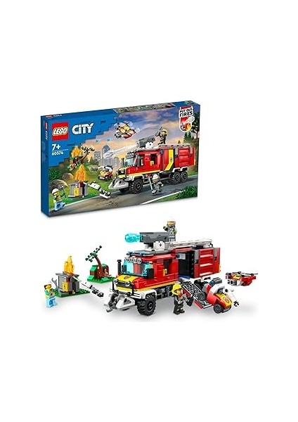 Lego® City Itfaiye Komuta Kamyonu 60374-7 Yaş ve Üzeri Çocuklar Için Insansız Kara ve Hava Araçları