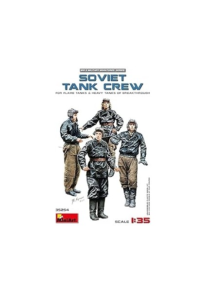 Miniart 35254 1:35 Sovyet Tank Mürettebatı (Alev Tankları ve Ağır Tanklar Için)