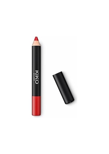 Kiko Milano Dudak Parlaticisi - Fusion Matte Lip Crayon - 05 Strawberry Red