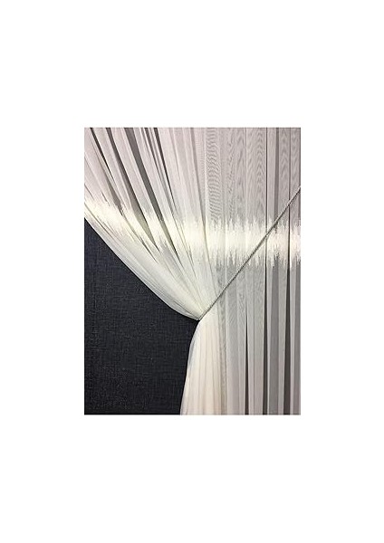 Osmanbey Perde Kruvaze Bağlama Aparatı Halat Kordon Fon Perde Kornişe Takmatik Açık Gri Açık Gri 27