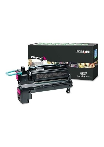 (C792) C792X1MG Kırmızı Orjinal Toner Yüksek Kapasiteli