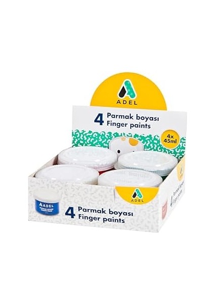 Adel Parmak Boyası, 45ML, 4 R. Yl