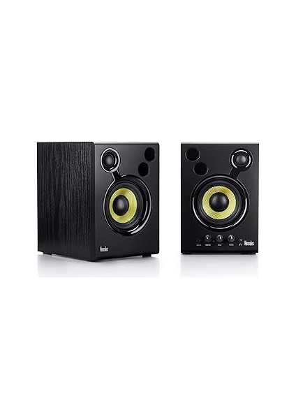 Hercules Djmonitor 42 – Profesyonel 2 Yönlü Aktif Dj Monitörleri, 4.5” Hoparlörlerle Studio ve Dj K