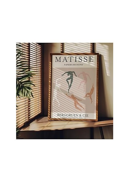 Fark Tanıtım Matisse Çerçevesiz Poster, Dekoratif Çerçevesiz Poster, Tablo, Matisse-20, 30 x