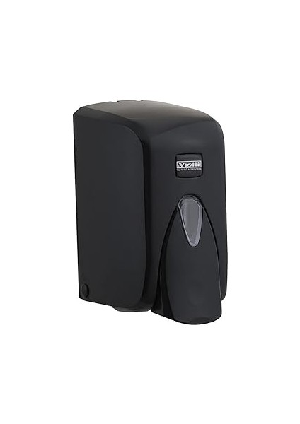 Vialli S5B Sıvı Sabun Dispenseri Aparatı Hazneli Siyah 500 ml