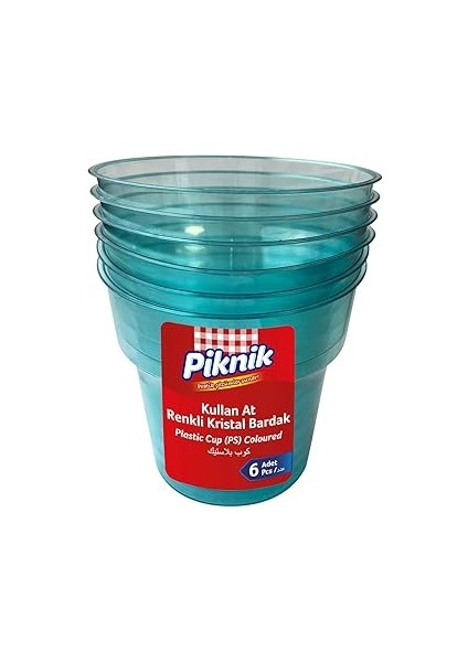 Piknik Kullan-At Kristal Bar.6'li Renkli