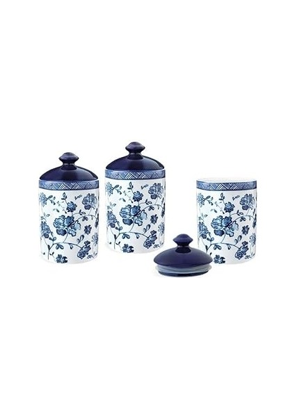 Madame Coco Fleur 3'lü Baharatlık Seti, & Beyaz