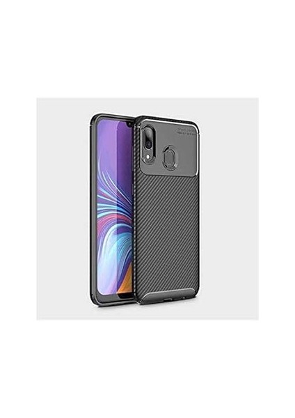 Zore A20 ile Uyumlu Kılıf Negro Auto Focus Silikon Siyah