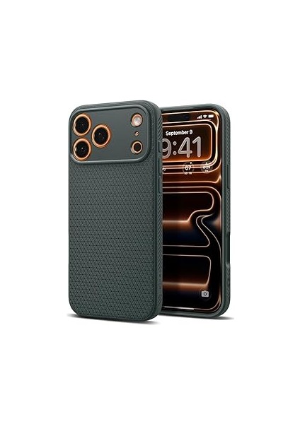 Spigen 17 ile Uyumlu Ince Kılıf Liquid Hava Kanalı Teknolojisi Askeri Sınıf Koru