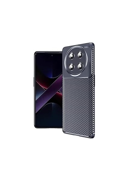 Coverzone Magic 7 ile Uyumlu Silikon Kilif Tpu Negro Silikon Slim Kılıf Karbon