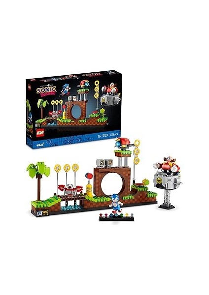 Lego® Ideas Sonic The Hedgehog Yeşil Tepe Bölgesi 21331 - Yetişkinler Için Nostaljik Yapım Seti (11