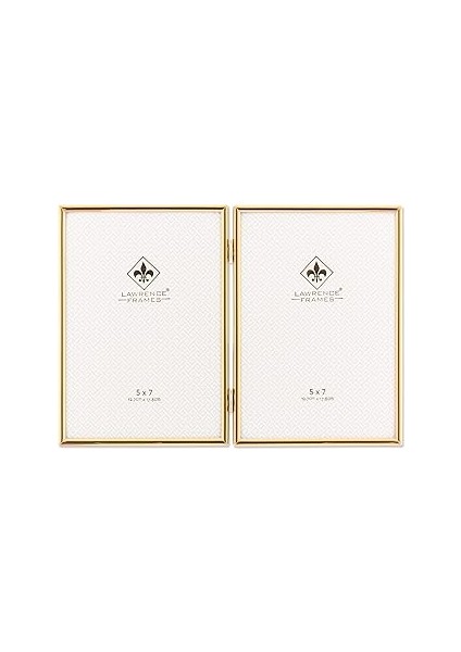 Lawrence Frames Resim Çerçevesi, Katlanabilir, Metal, 12,7 x 17,8 Cm, Altın Rengi