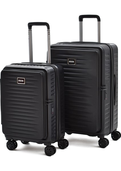 Ground Körüklü 2’li Valiz Seti Orta ve Kabin Boy – Ultra Dayanıklı, Geniş Hacimli, Tsa Kilitli