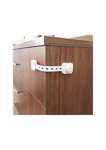 Agubugu Baby AGU-077 Şifreli Çok Amaçlı Çocuk Kilidi, Beyaz