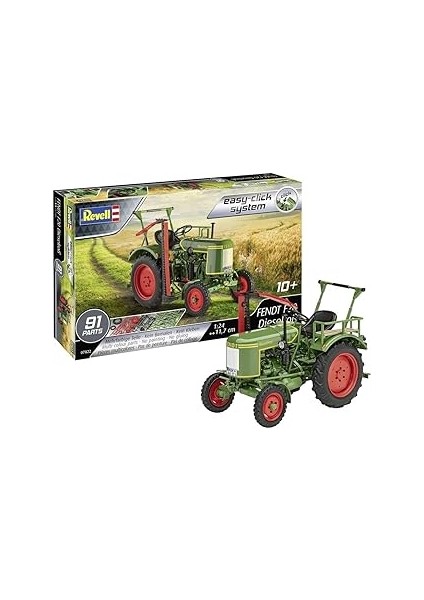 Revell 07822 Fendt F20 Dieselross Tractor, Renkli