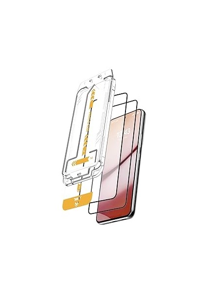 Buff S25 Serisi ile Uyumlu 5d Easyfit 2 Adet Kolay Uygulama Aparatlı Ekran Koruyucu Temperli