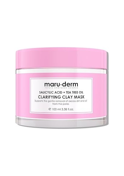 Maru.derm Salisilik Asit + Çay Ağacı Yağı Kil Maskesi 100 ml