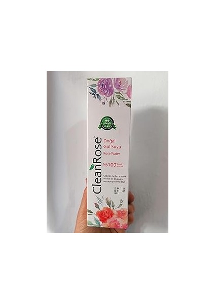 CLEANROSE%100 Doğal Gül Suyu 320 Frekans 390ML