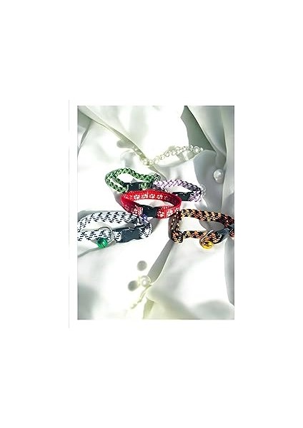 Kedi Tasması 5 Adet, Renkli Küçül Irk Köpek Tasması Kedi Tasması Set