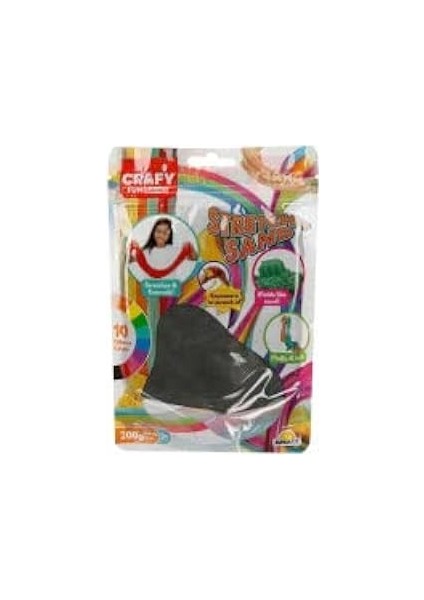 Crafy Streç Oyun Kumu Siyah 200 G
