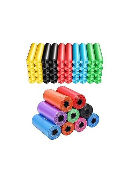 Kyrotech 8'li Evcil Hayvan Atık Toplama Torbası – Kediler ve Köpekler Için Taşınabilir, Sızdırmaz,