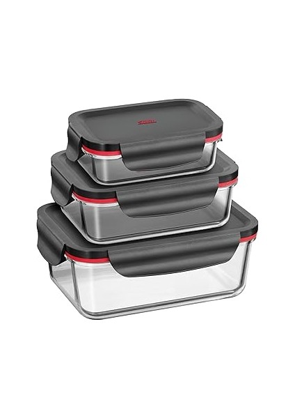 Silit 3'lü Saklama Kabı Seti