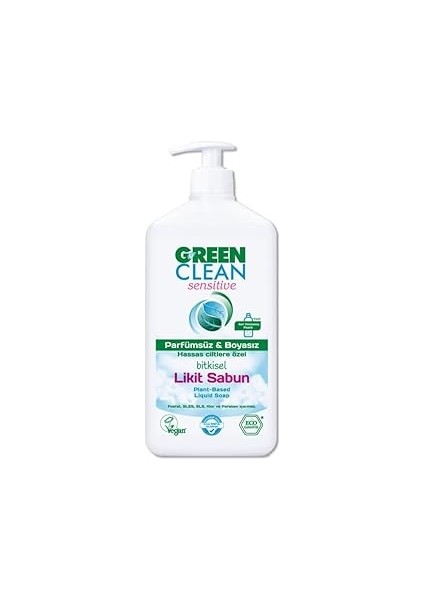 Green Clean Sensitive Likit Sabun 500 ml