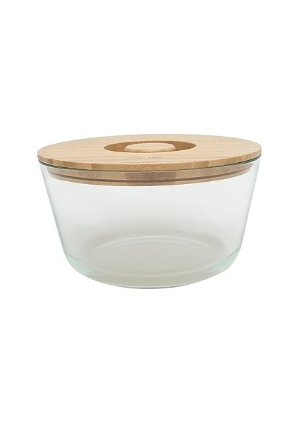 Porland Bamboo Yuvarlak Saklama Kabı 3050 Cc, Tekli