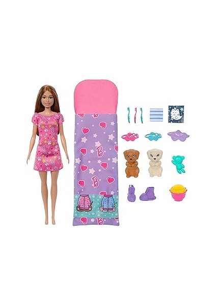 ve Köpekçikleri Pijama Partisi ve Köpekçikleri Pijama Partisi Oyun Seti, 2 Oyuncak Kö