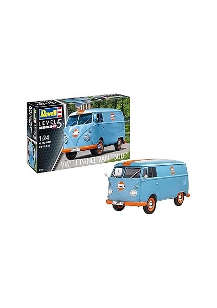 Revell Volkswagen T1 Panel Van Gulf Dekorlu Plastik Maket