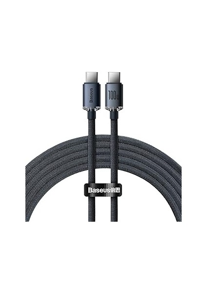 Crystal Shine 100W 200 cm Type-C Şarj Kablosu