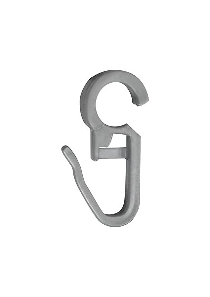 X-Perk Rustik Perde Klipsi 50 Adet Gri Renk