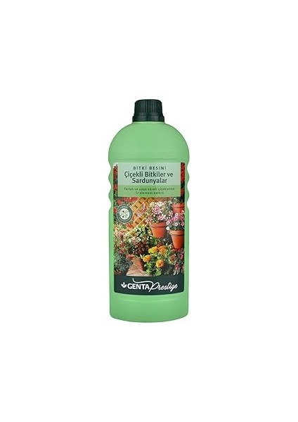 Genta Prestige Çiçekli Bitkiler ve Sardunyalar Için Sıvı Bitki Besini Sıvı GÜBRE1000 ml