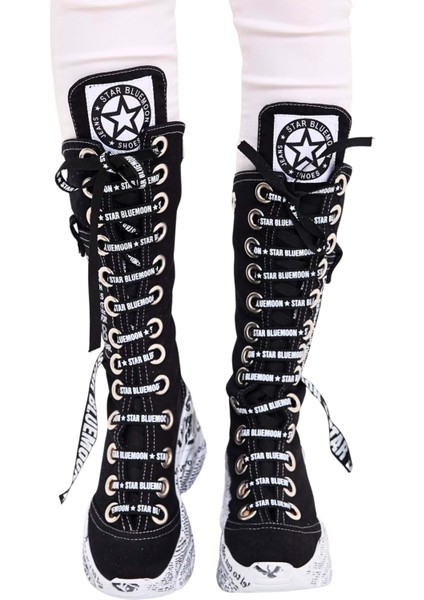 /kot Bot, Kadın Kot Ayakkabılar, Modern Botlar, Platform Kot Botlar / Mavi Renk Kot Çizme /doğum Günü Hediyesi fırsatları