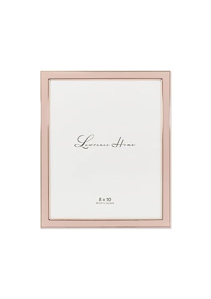Lawrence Frames Cilalı Emaye Resim Çerçevesi, 8X10, Pembe