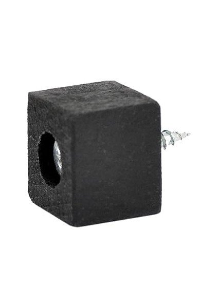 X-Perk Masa Sandalye Mobilya Koltuk Ayak Yükseltici 6'lı 15 mm Siyah