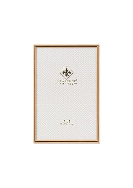 Lawrence Frames 670046 Resim Çerçevesi, Metal, 10 x 15 Cm, Altın Rengi