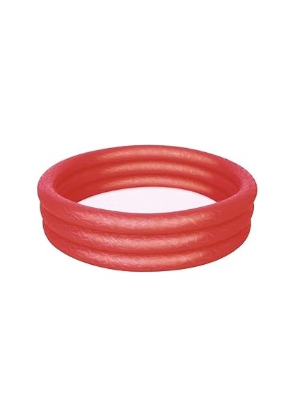 Şişme Havuz 3 Halkalı Kırmızı 51025