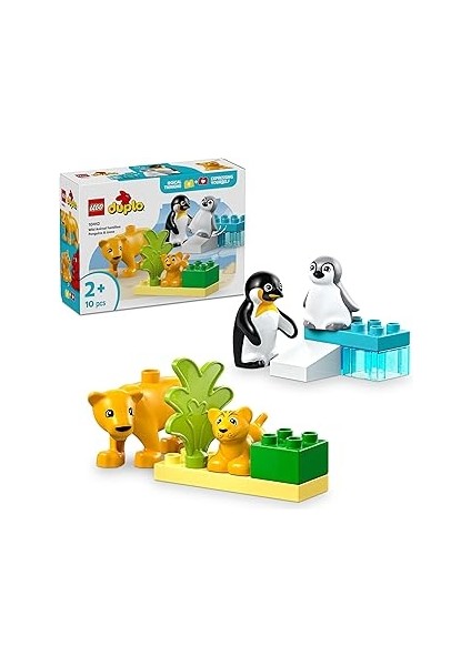 Duplo Town Vahşi Hayvan Aileleri: Penguenler ve Aslanlar 10442-2 Yaş ve Üzeri Çocuklar Için Eğ