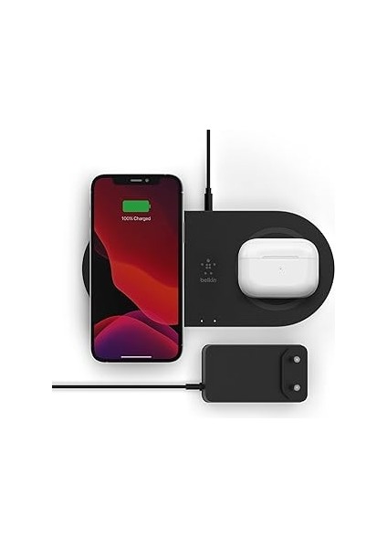 Belkin Çift Şarj Cihazı 15W Noir